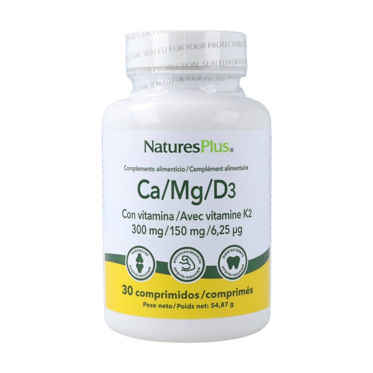 Calcio Magnesio D3 K2 30 comprimidos