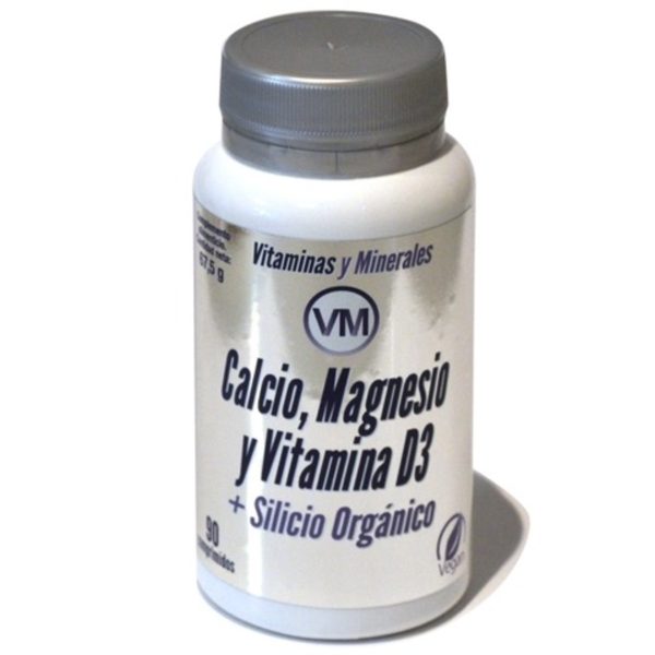 Calcium Magnésium et Vitamine D3 + Silicium 90 comprimés – Ynsadiet