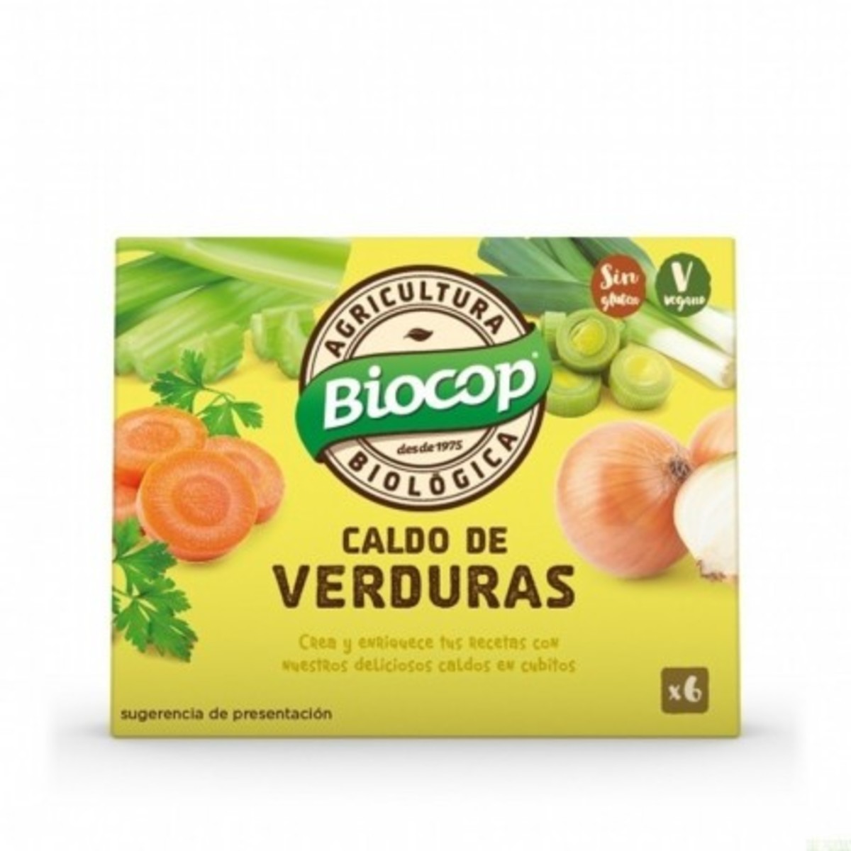 Caldo de Verduras 6 X Biocop – 10g