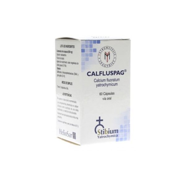 Calfluspag Calcium Fluoratum 60 Capsules Heliosar