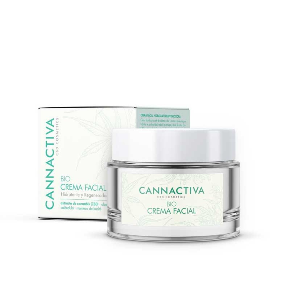 Cannactiva Crema Facial CBD – 50ml