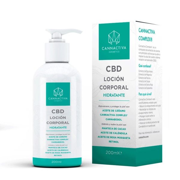 Cannactiva Lotion Corporelle Réparatrice CBD – 200ml