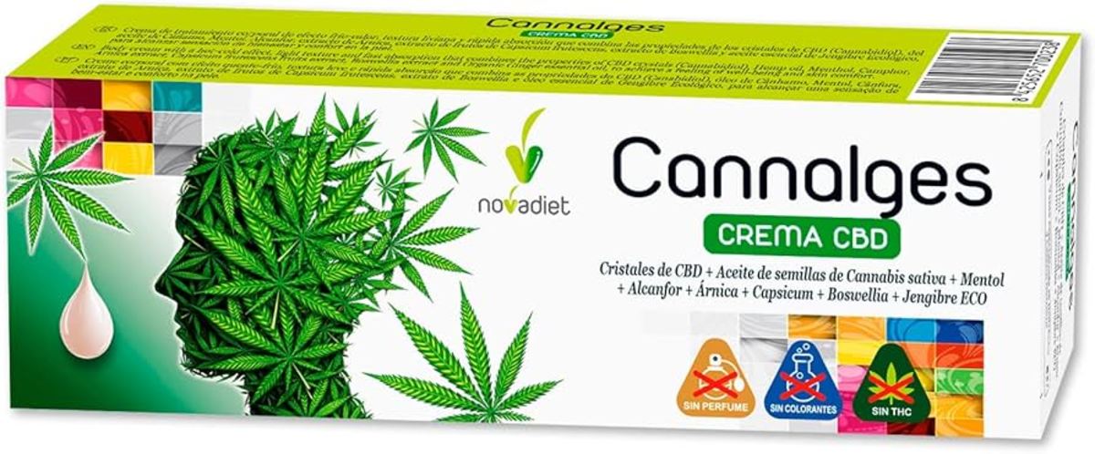 Cannalges crema Cbd – Novadiet – 60ml