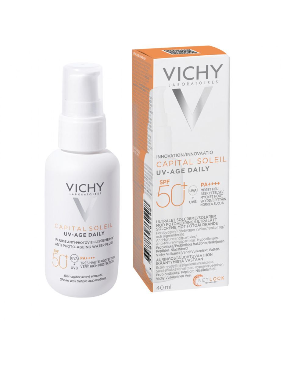 Capital Soleil Uv-Age Daily Water Fluid Spf50+ – Vichy – 40ml