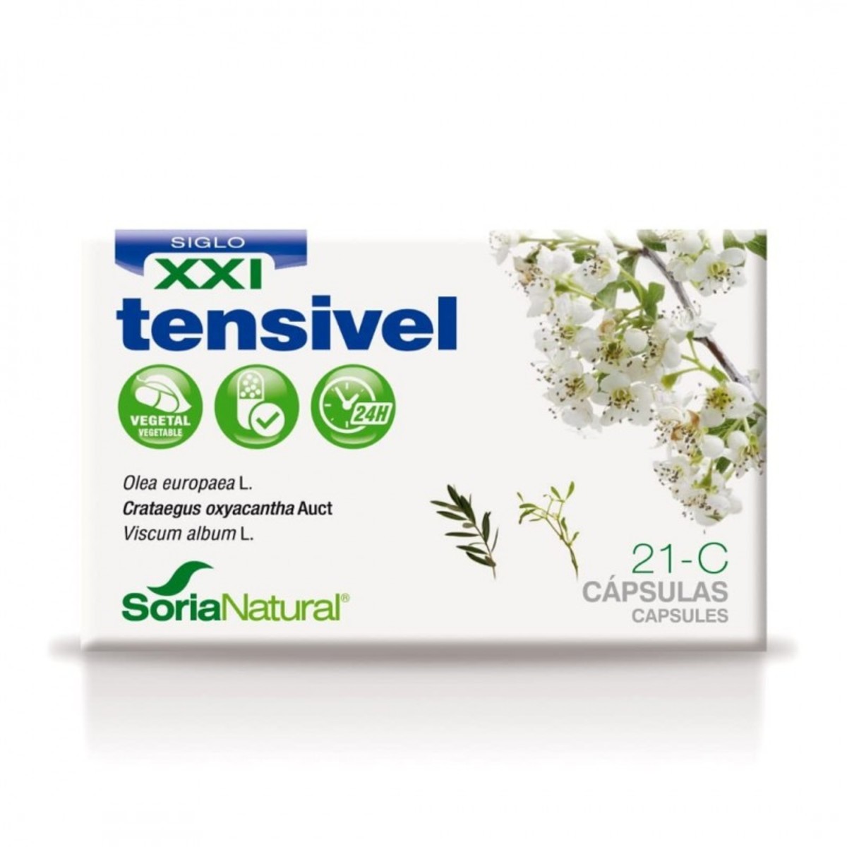 Capsulas 21-C Tensivel Liberacion Prolongada Soria Natural