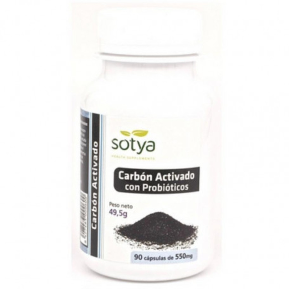 Carbón Activado Con Probiótico 90 Cápsulas Sotya