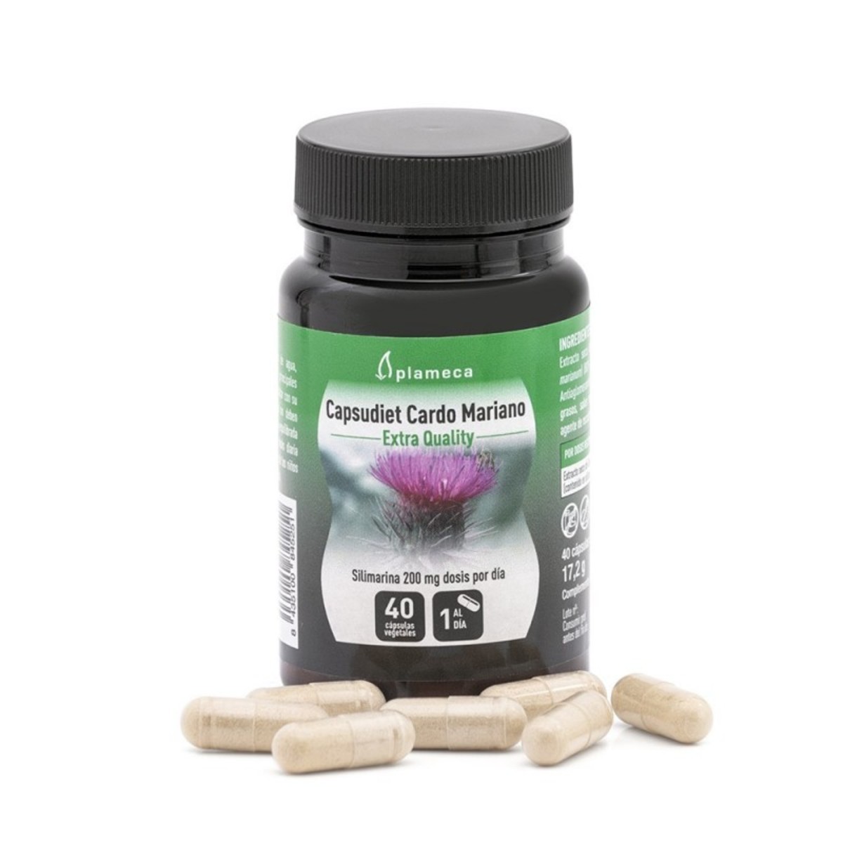 Cardo Mariano Capsudiet 40 Cápsulas Plameca