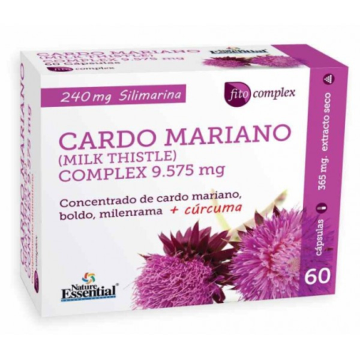 Cardo Mariano Complex 390 mg 60 Cápsulas Nature Essential