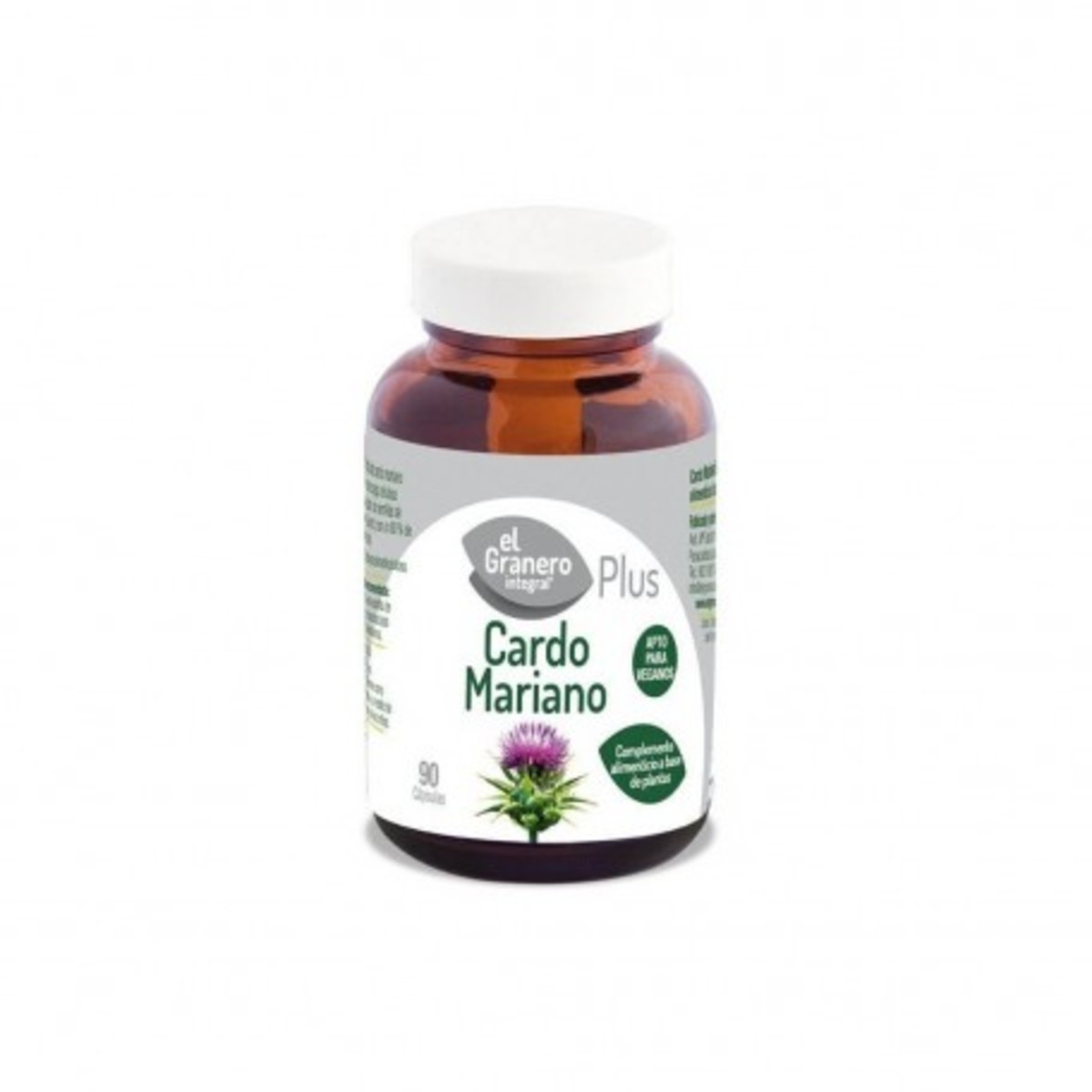 Cardo Mariano Plus 90 Cápsulas 550 mg El Granero Integral