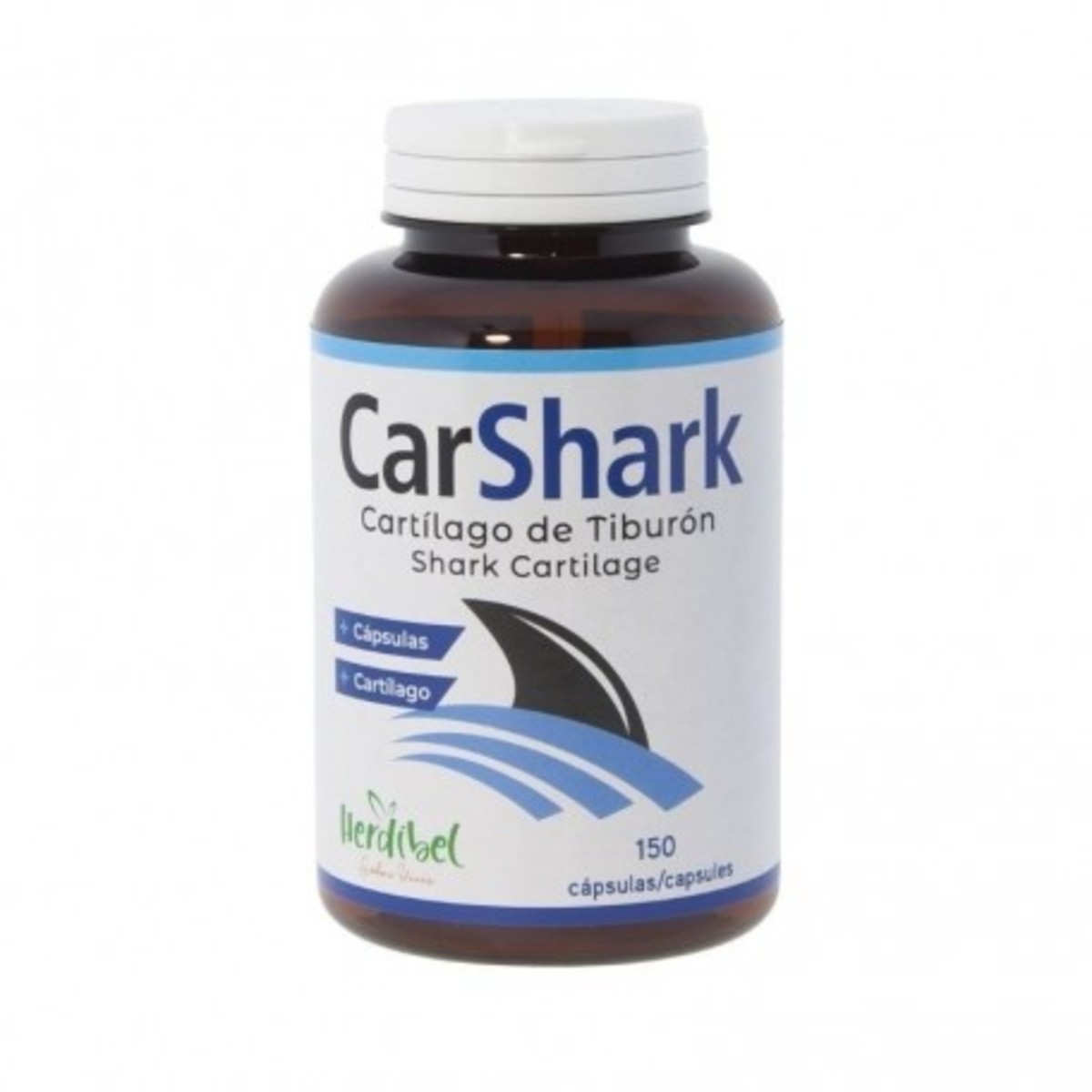 Carshark 750 mg Cartilago De Tiburon 150 Cápsulas Herdibel
