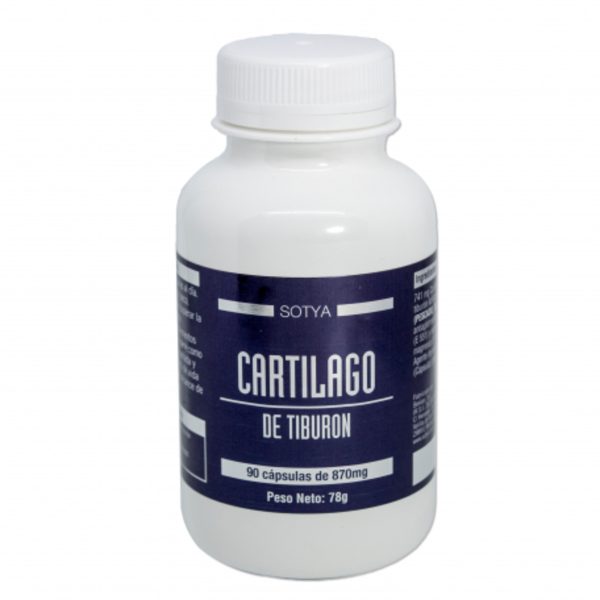 Cartilago de Tubarão 870 90 Cápsulas Sotya