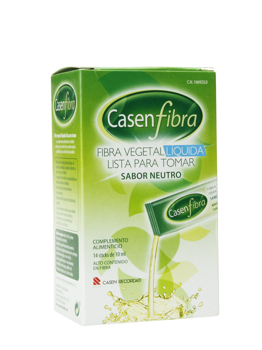 Casenfibra fibra vegetal liquida sabor neutro 14 sobres 10 ml