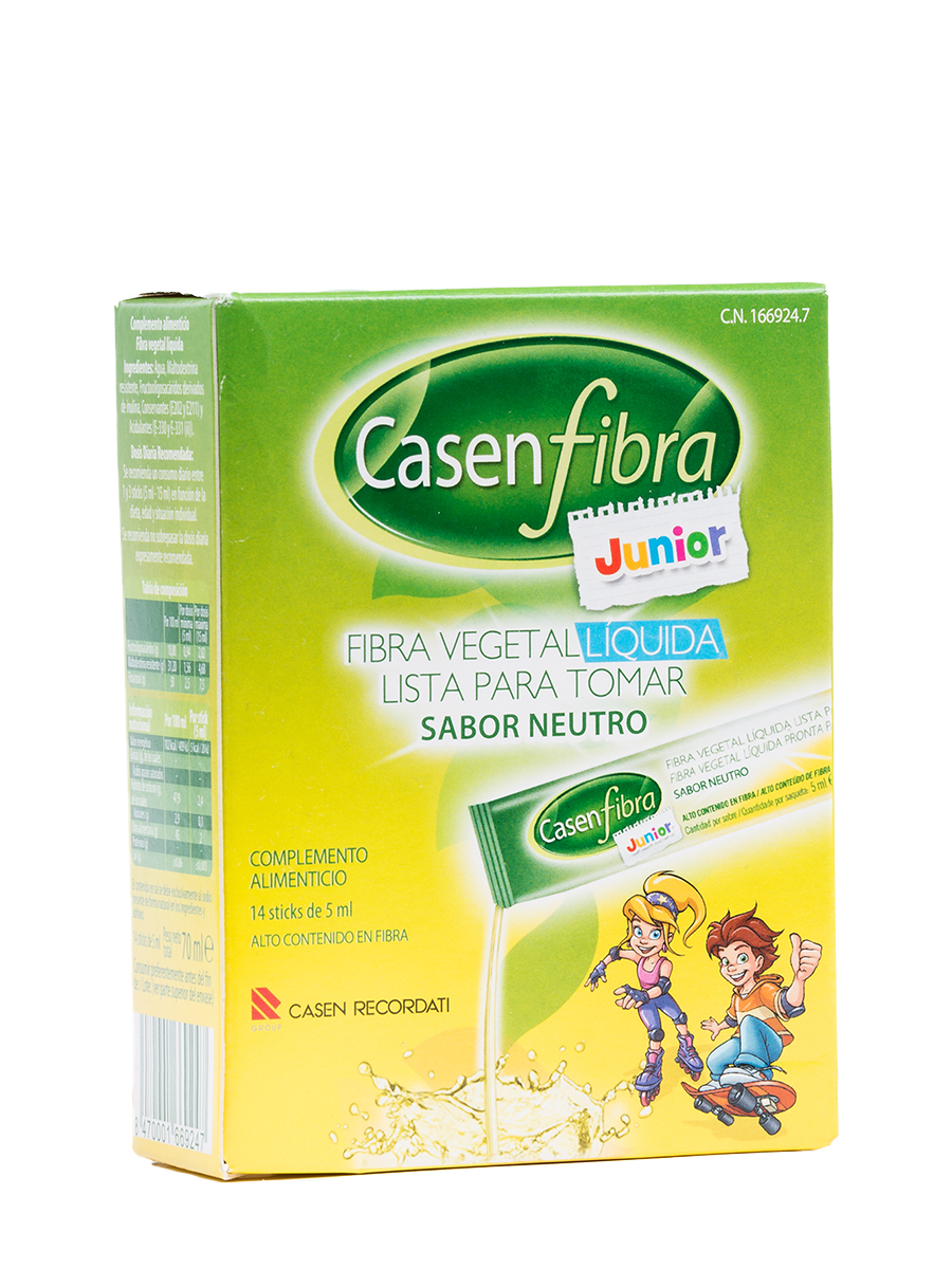 Casenfibra Junior Fibra Vegetal Líquida 14 Sobres De 5 ml