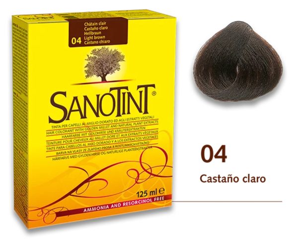 Castano chiaro N4 Macchia naturale Sanotint
