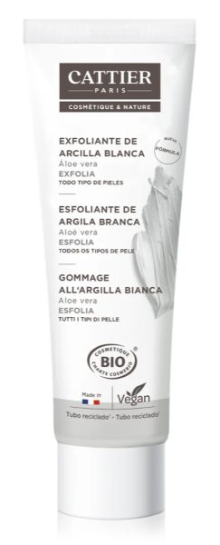 Cattier Exfolierender Weiße Tonerde – 100ml