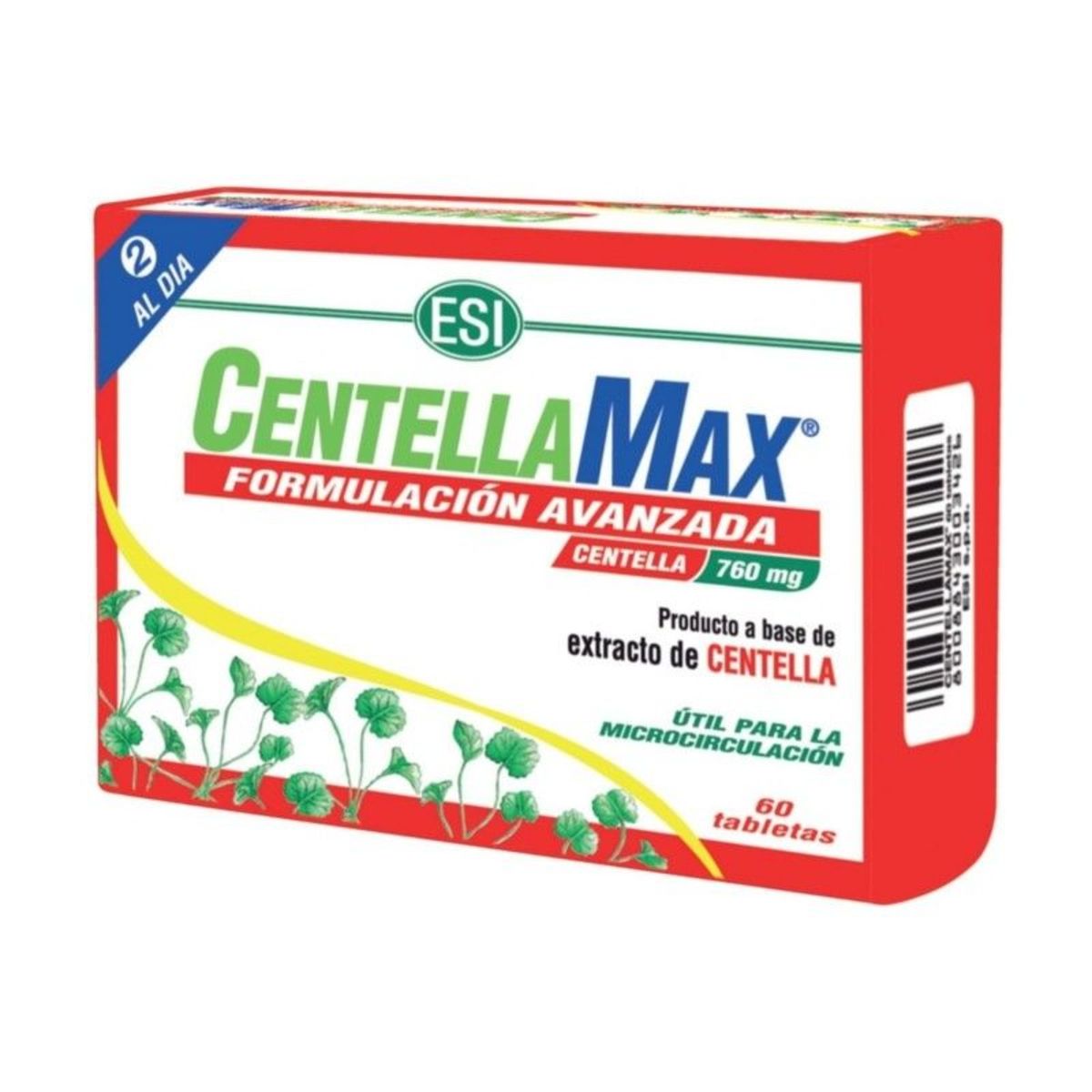 Centella Max 760 mg  60 tabletas ESI