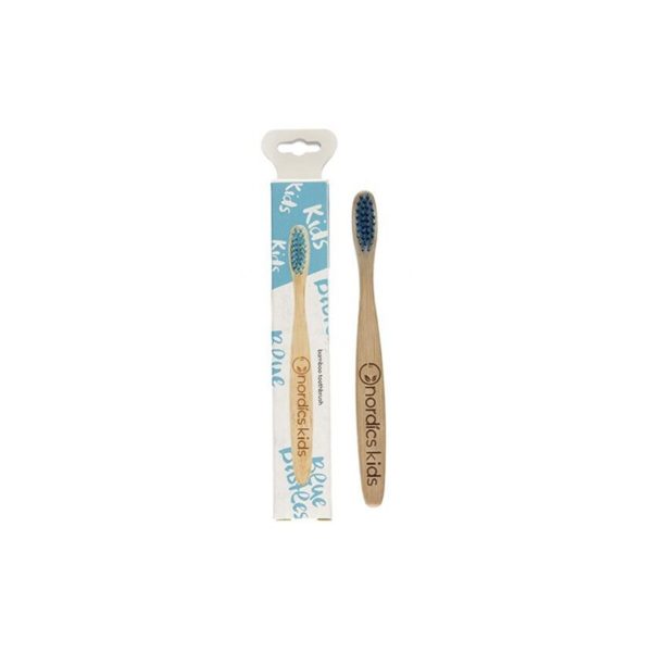 Brosse Dentaire Enfants Bambou – Bleu Nordics
