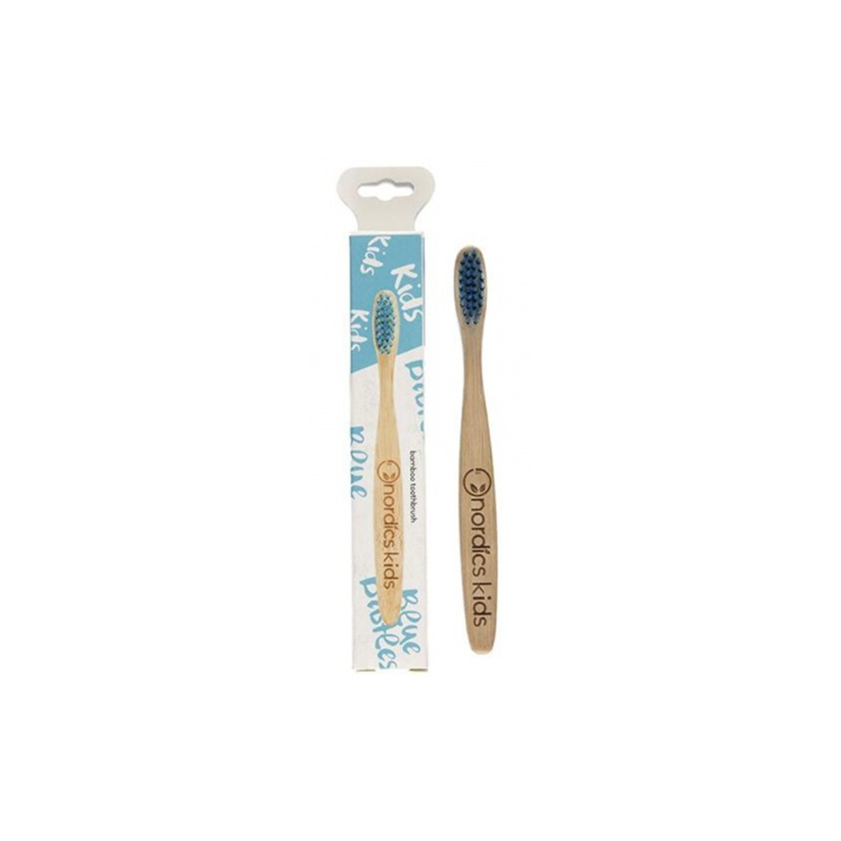 Escova de Dentes Infantil Bambu – Azul Nordics