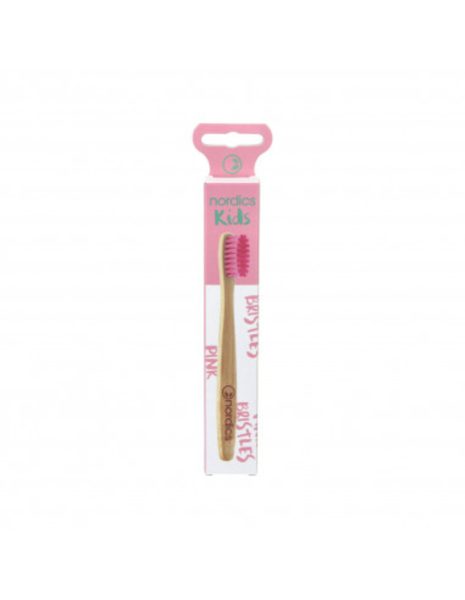 Brosse Dentaire Enfants Bambou – Rose Nordics