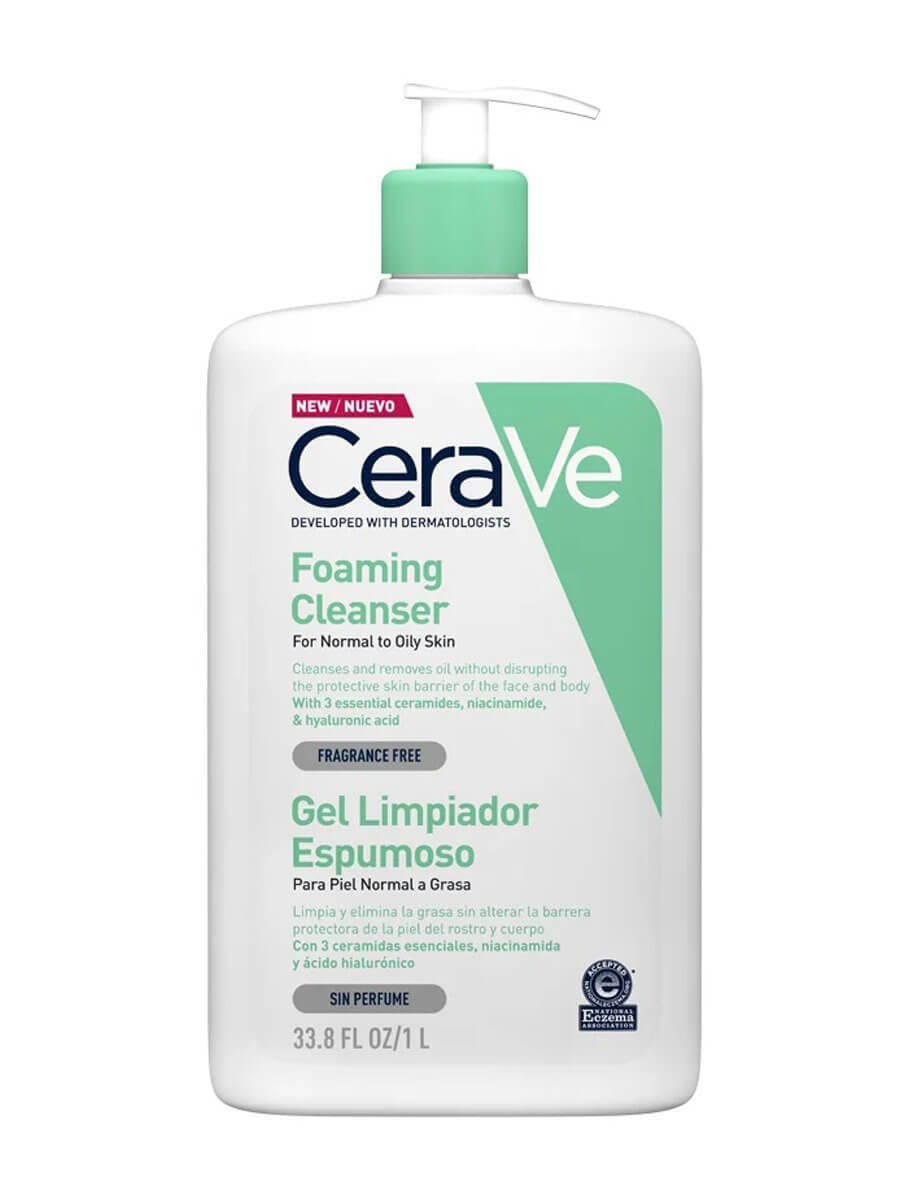 Cerave Gel Limpiador Espumoso 1 litro