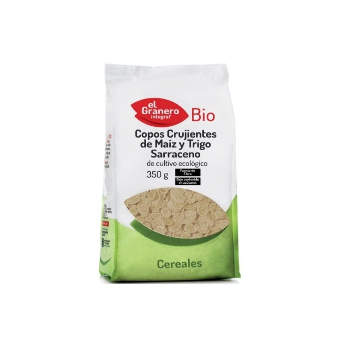 Cereales Crujientes de Maíz y Trigo Sarraceno Bio El Granero – 350g
