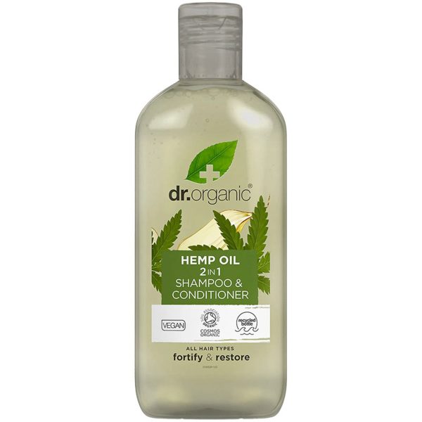 Shampooing & Après-shampooing de chanvre – Dr. Organic – 265ml