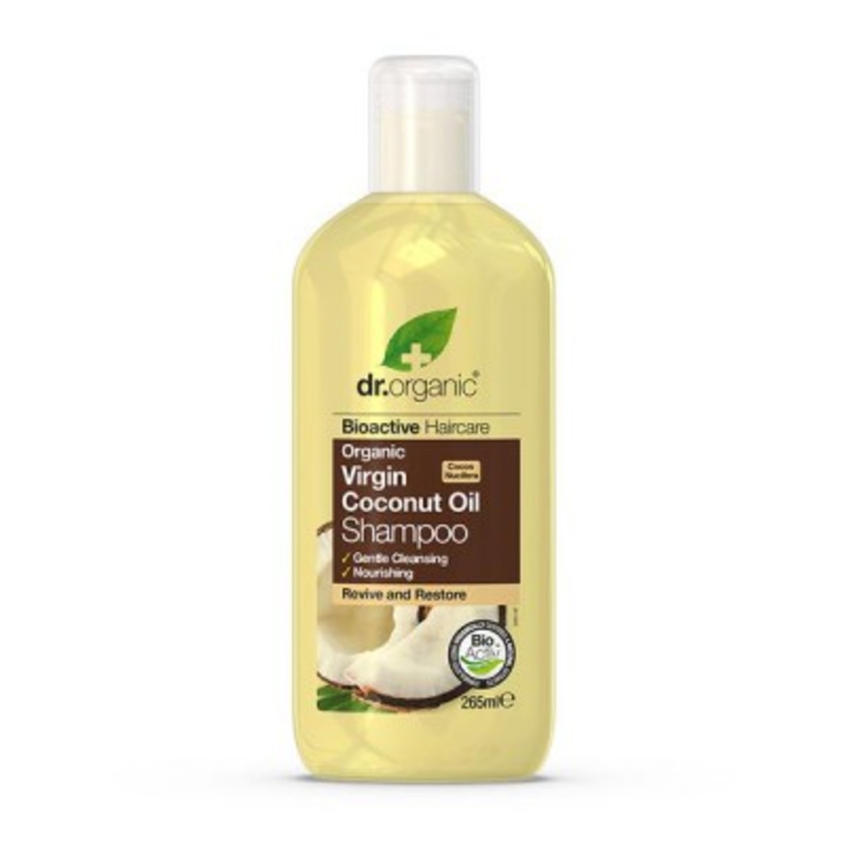 Champú de Aceite de Coco Dr Organic – 265ml