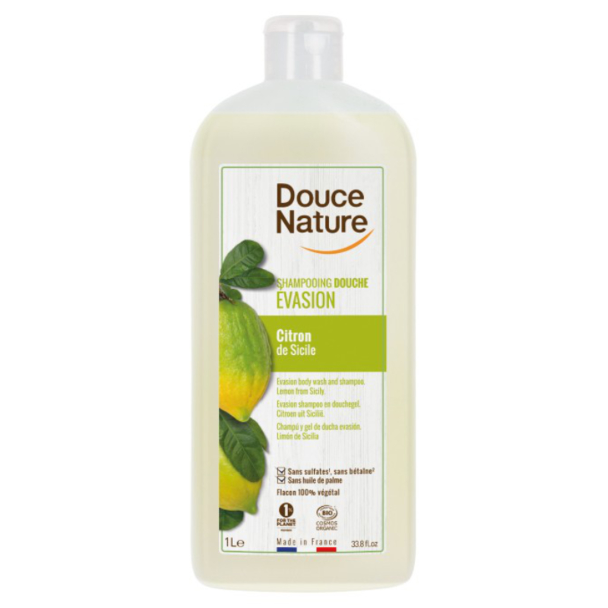 Champú Gel Ducha Limón 1 litro Douce Nature
