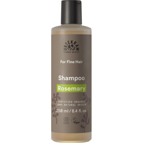 Shampooing Romarin Cheveux Fins Urtekram – 250ml
