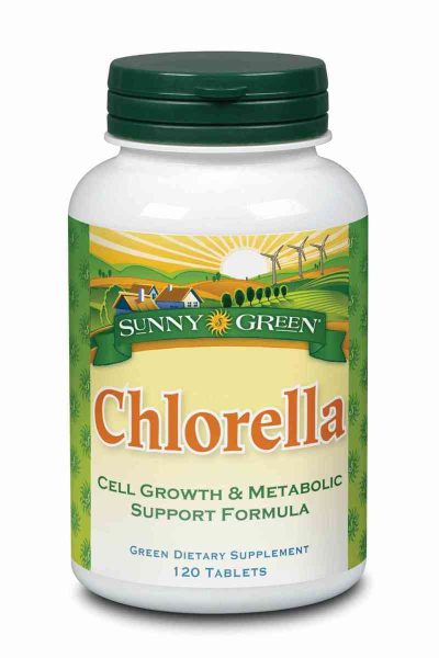 Chlorella 120 Tabletten 1500 mg Sunny Greensolaray