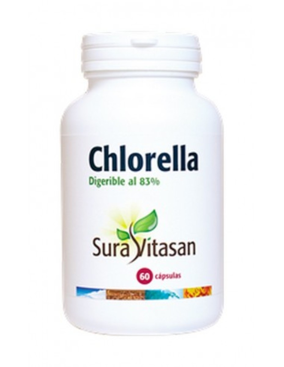 Chlorella 455 mg 60 Cápsulas Sura Vitasan