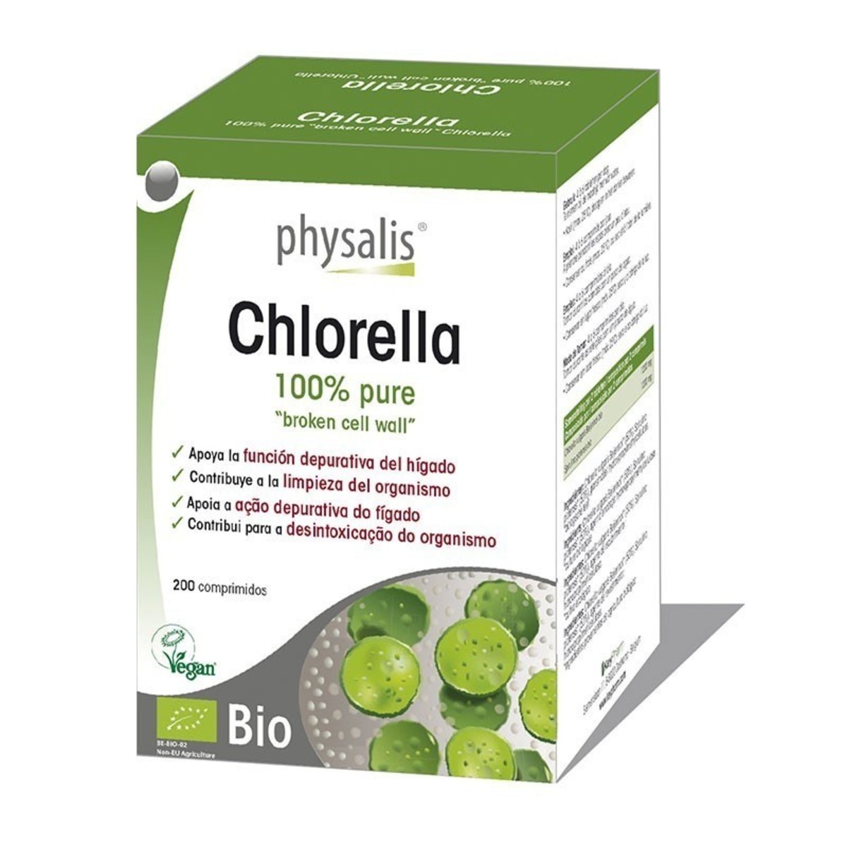 Chlorella Bio 200 Comprimidos Physalis