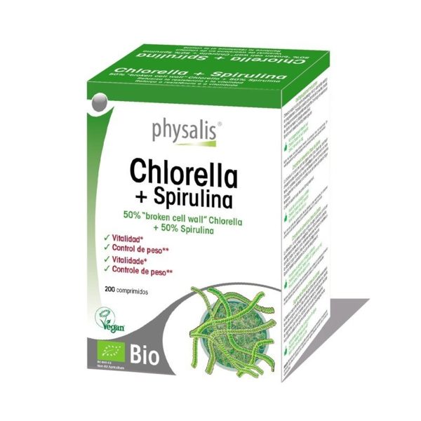Chlorella + Spirulina 200 Tabletten Physalis