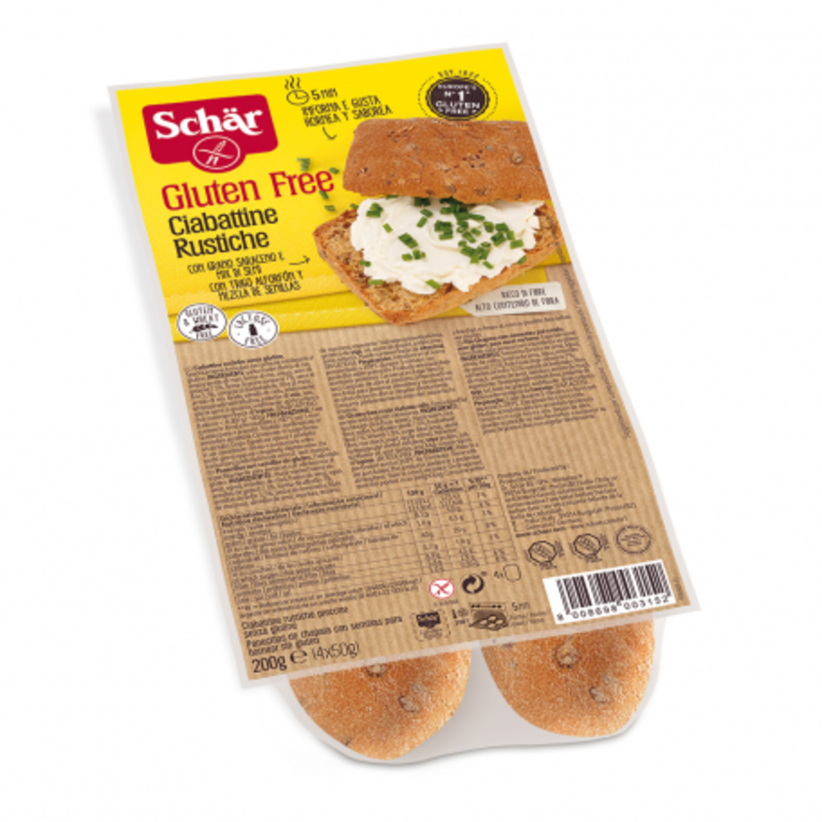 Ciabattine Rustico Schar – 200g