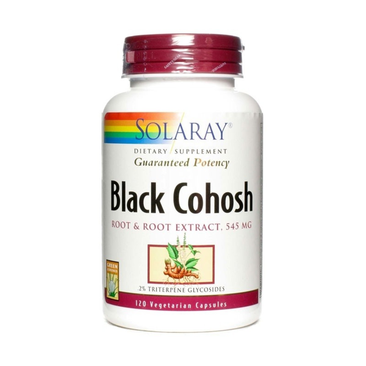 Cimicifuga (Black Cohosh) 120 Cápsulas Solaray