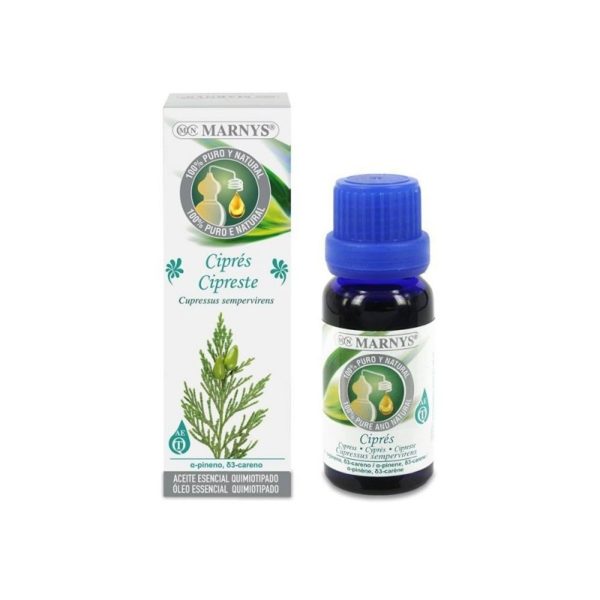Cyprès Huile essentielle alimentaire Marnys – 15ml