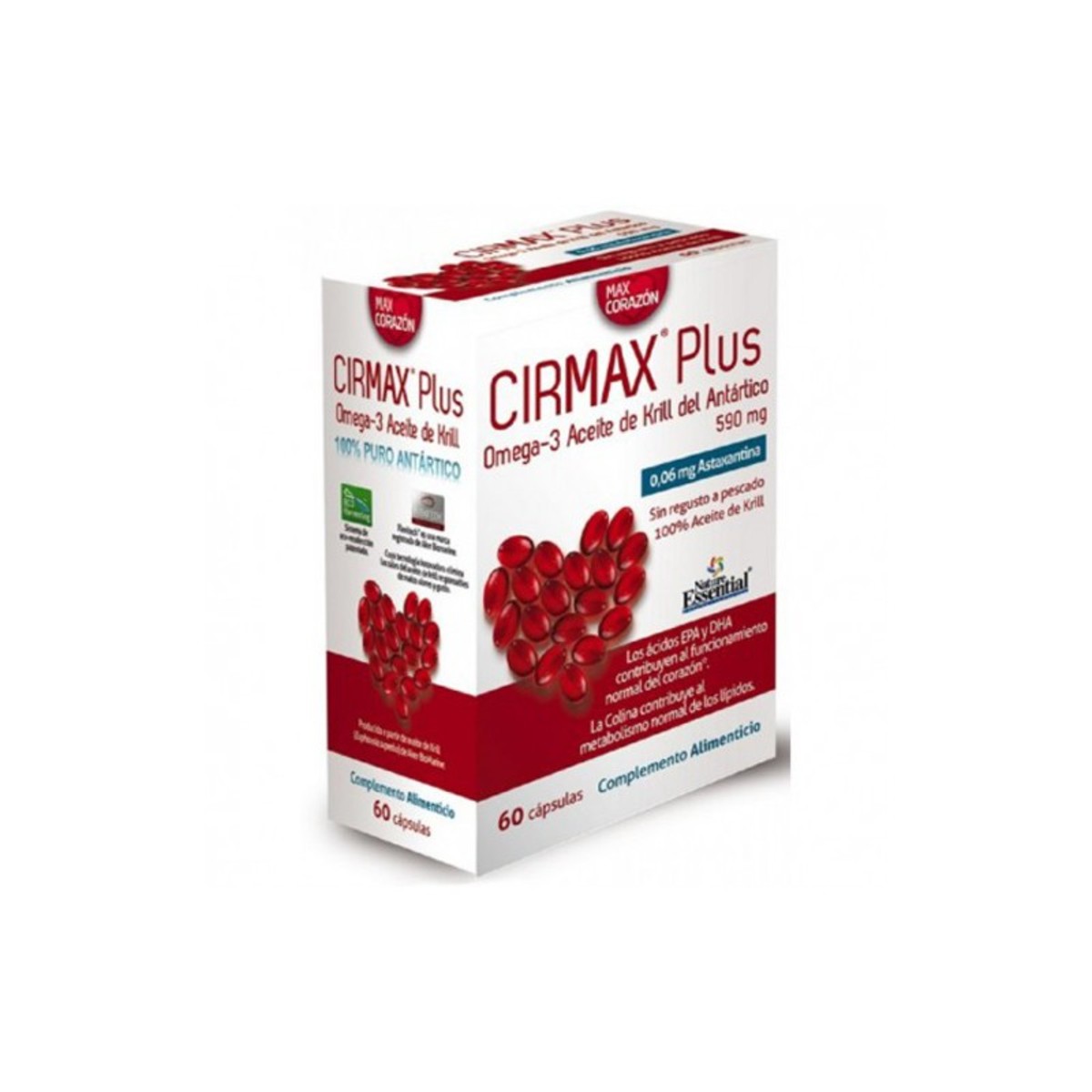 Cirmax (aceite de Krill) 590 mg 60 Perlas Nature Essential