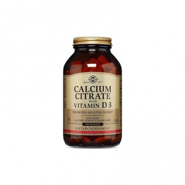 Citrate de Calcium 240 Comprimés Solgar