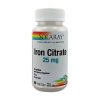 Citrate de Fer 25 mg 60 Capsules Solaray