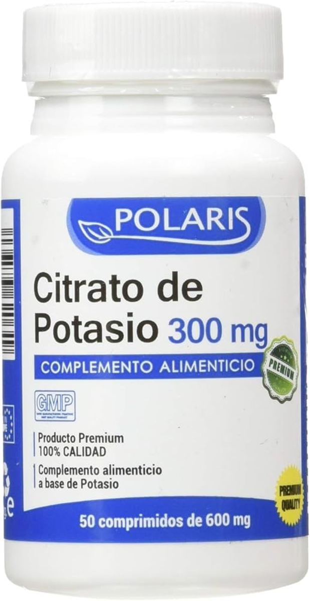 Citrato de potasio 300 mg 50 comprimidos – Polaris
