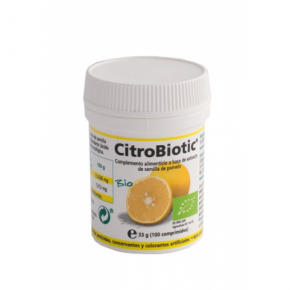 Citrobiotic Extracto de Semilla de Pomelo 100 Comprimidos Sanitas