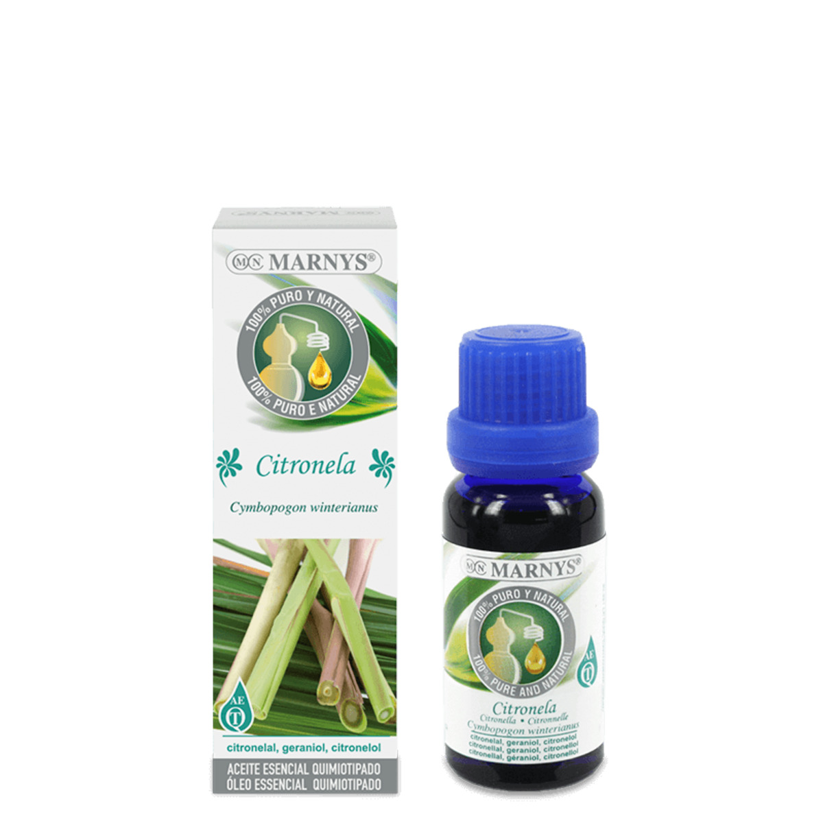 Citronella Aceite Esencial Alimentario Marnys – 15ml