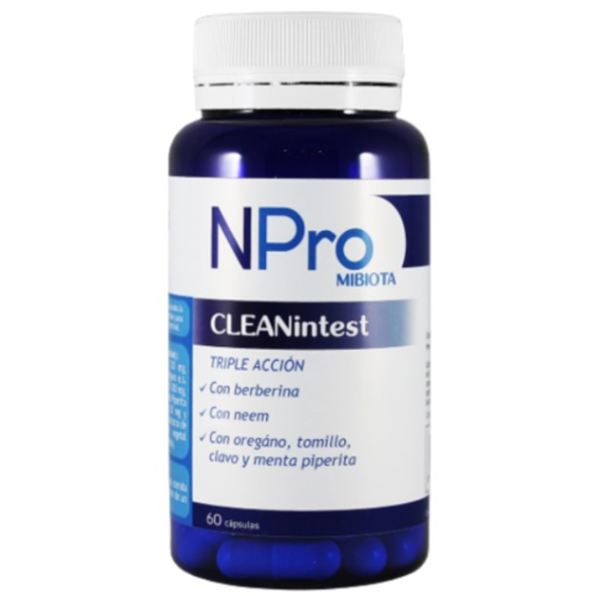 CLEANintest 60 cápsulas NPro Mibiota