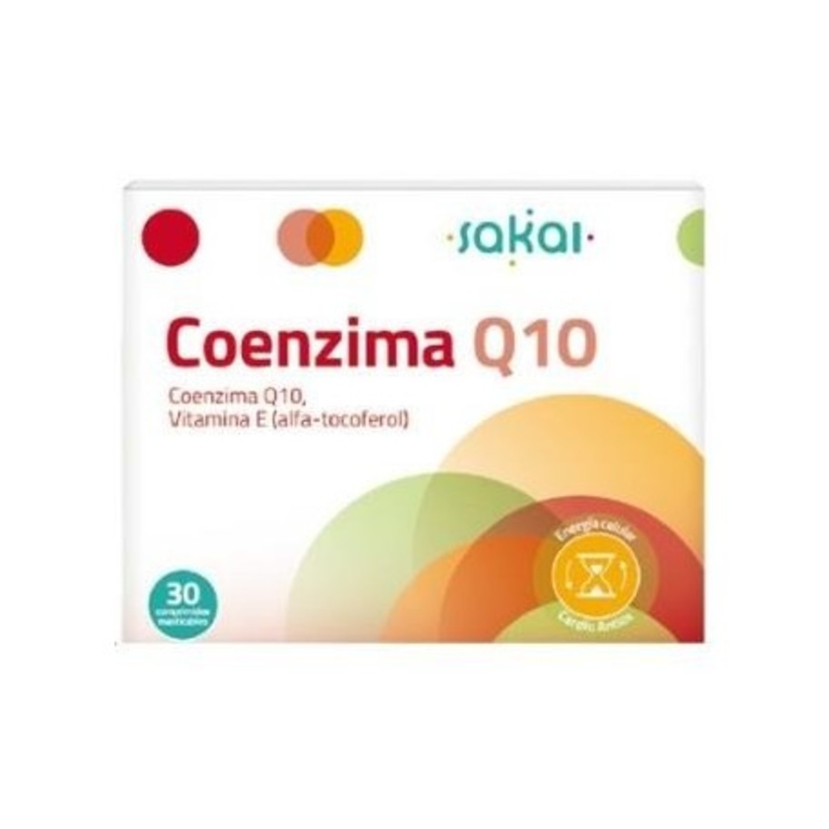 Coenzima Q10 30 Comprimidos Masticables Sakai