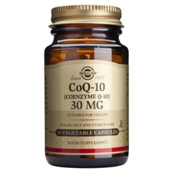 Coenzyme Q10 30 mg 30 Vegicap Solgar