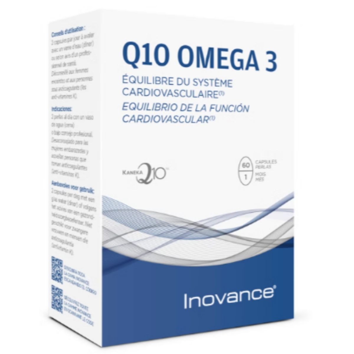 Coenzima Q10 Omega 3 60 cápsulas Inovance