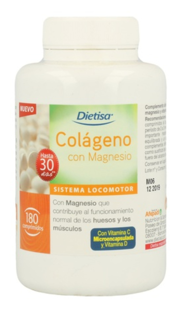 Colágeno con Magnesio 180 Comprimidos 800 mg Dietisa