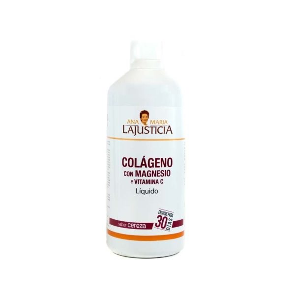 Collagene con Magnesio e Vitamina C Liquido Ana María Lajusticia Sapore Ciliegia 1L