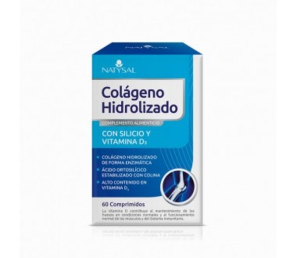 Kollagen mit Silizium Vit D3 60 Tabletten Natysal