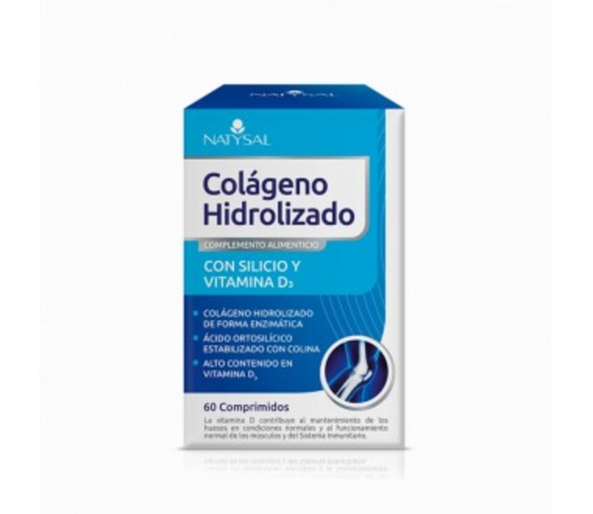 Colágeno con Silicio Vit D3 60 comprimidos Natysal